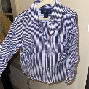 Ralph Lauren Blue Striped Men's Shirt